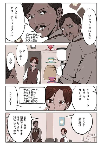 ようこそビターチョコカフェへ