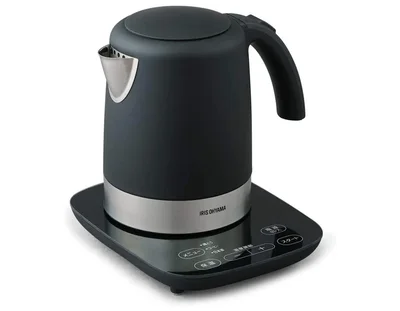 アイリスオーヤマ デザインケトル IKE-D1000T-B