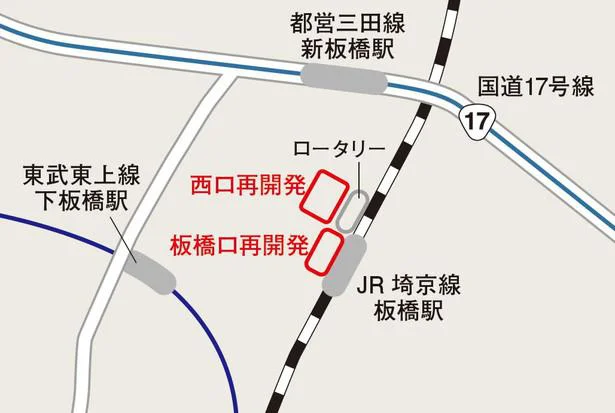 東京・板橋では複数の再開発が