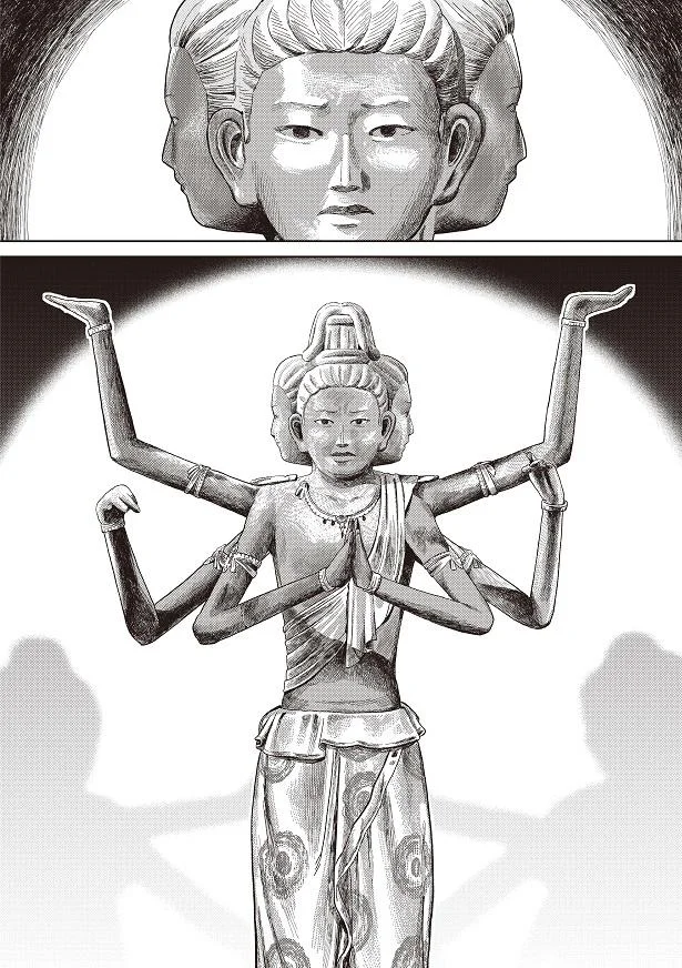 オリジナル絵画　現代アート仏画　阿修羅 オリジナル絵画 現代アート仏画 阿修羅