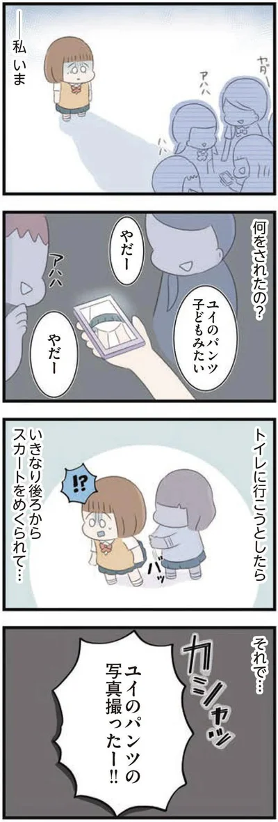 私いま　何をされたの？
