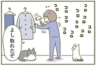 必死のコロコロも無駄に終わる！ 猫毛からは逃げられない／うちの猫がまた変なことしてる。3（10）