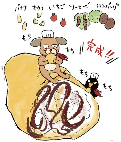 お好みの具材を巻いたら完成