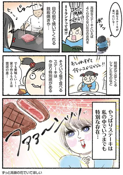 高級なステーキが食べたいな…