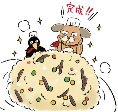 パセリをかけて完成