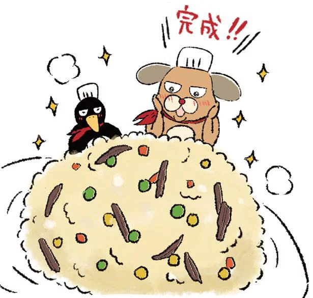 パセリをかけて完成