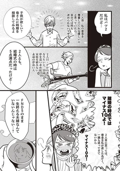 離婚の時点ではマイナス10よ！
