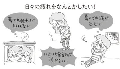 夏疲れ特有の、寝ても疲れがとれない、食欲が出ないなどの症状に悩む人におすすめなのが「ツボ」おし。