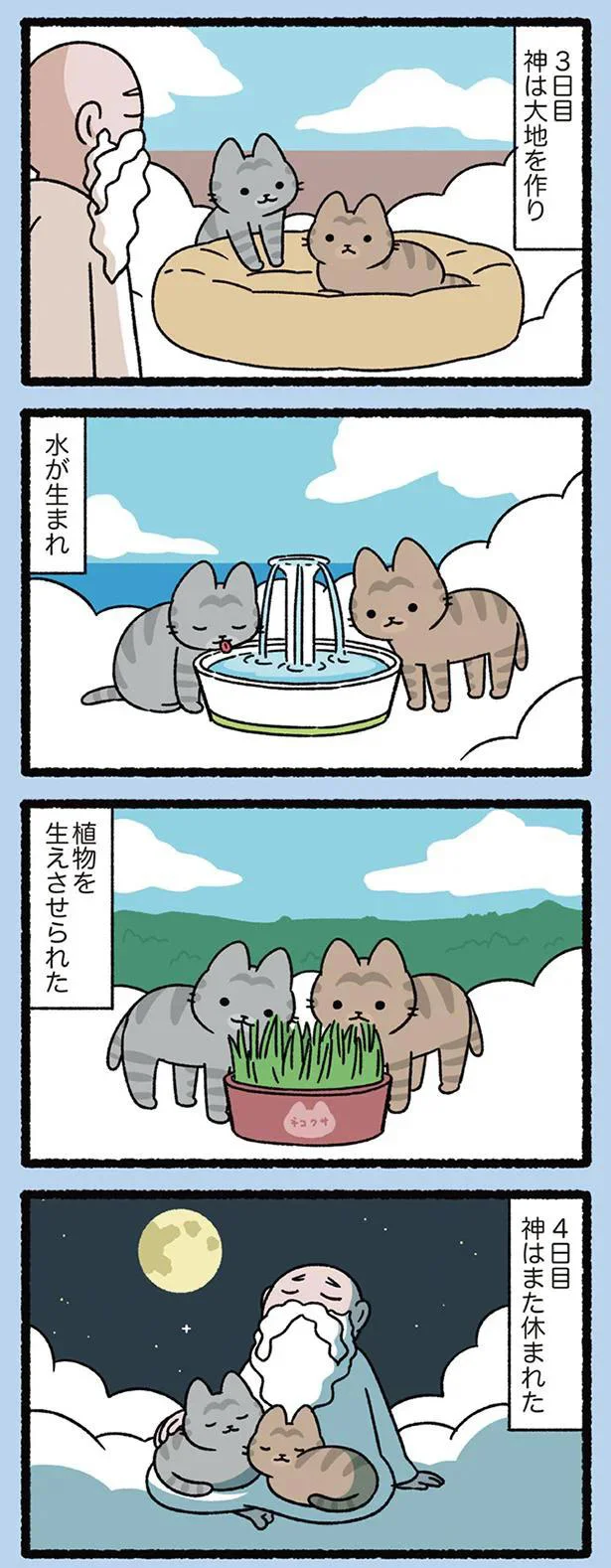 ねこ、ねこ、休息