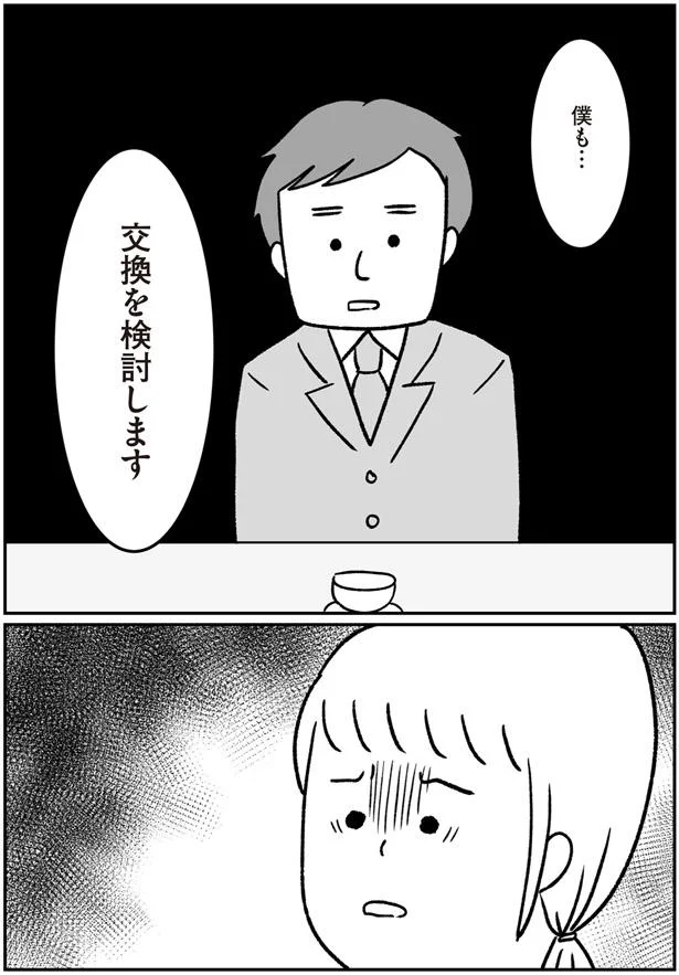 交換を検討します