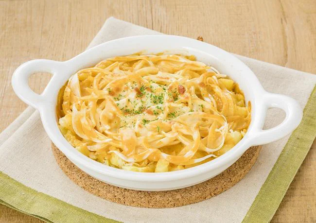 みんな大好きグラタンに簡単アレンジ!「ウニクリームポテトグラタン」