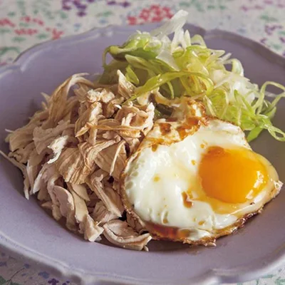 「蒸しどりの台湾風」／目玉焼きプラスのレシピ（26/30）