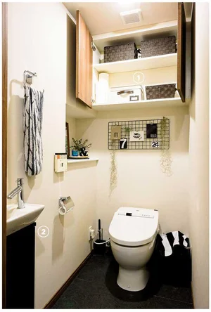 トイレは掃除のしやすさ重視！かさばるものは思い切って処分／自動的に部屋が片づく 忙しい人専用 収納プログラム（6）