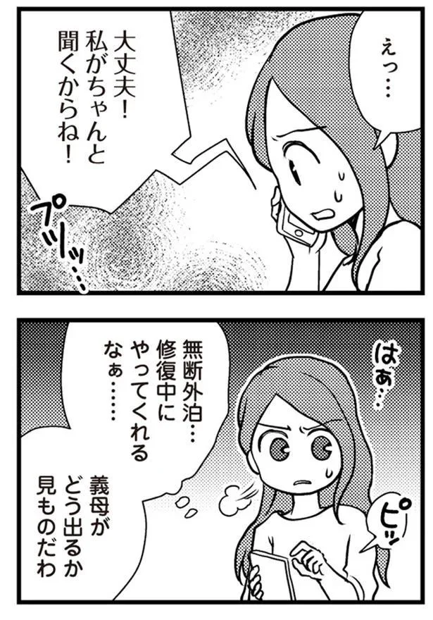 義母がどう出るか見ものだわ
