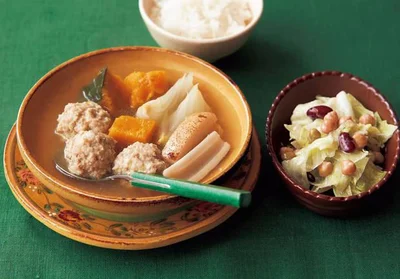 体の不調をスープでリセット。「秋野菜ととりだんごのポトフ」の献立
