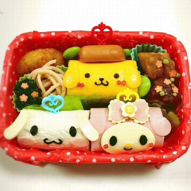 キャラ弁 サンリオの人気トリオがロールサンドに 画像1 2 レタスクラブ