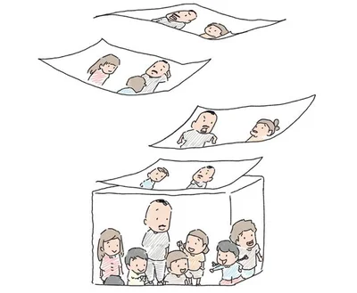 積み重ねて　塗り重ねて