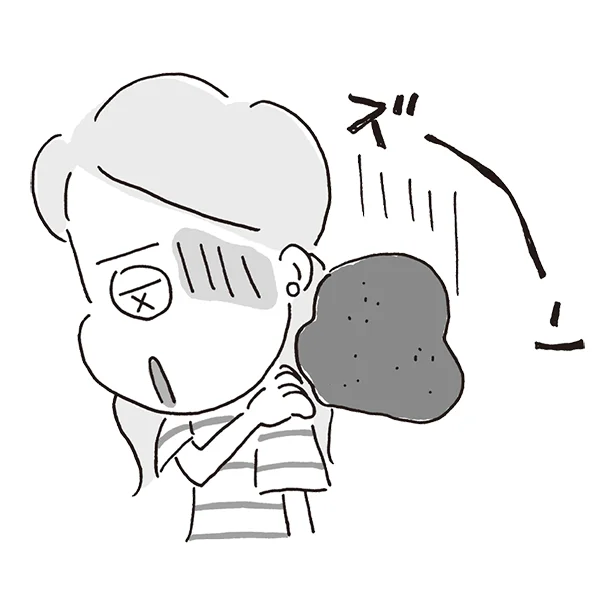 石が載っているかのように重く、カチカチに凝り固まった肩には、「肩井」(けんせい)と「手三里」(てさんり)のツボ押しが効果的。正しく押せば、凝りにくい体に変わる。
