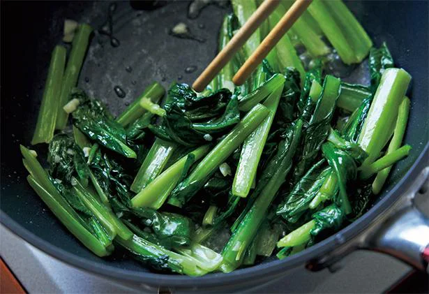 火加減をマスターしてあなたも達人に！「台湾式青菜炒め」