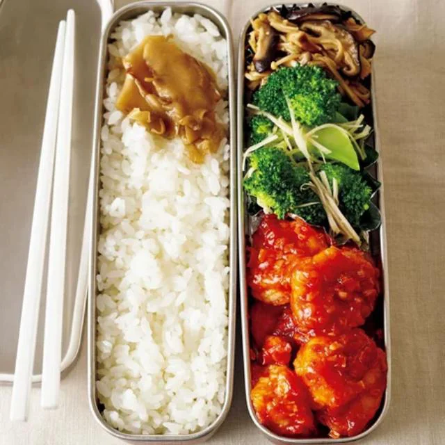 「えびチリ炒め弁当」／お弁当のアイデア（15/30）