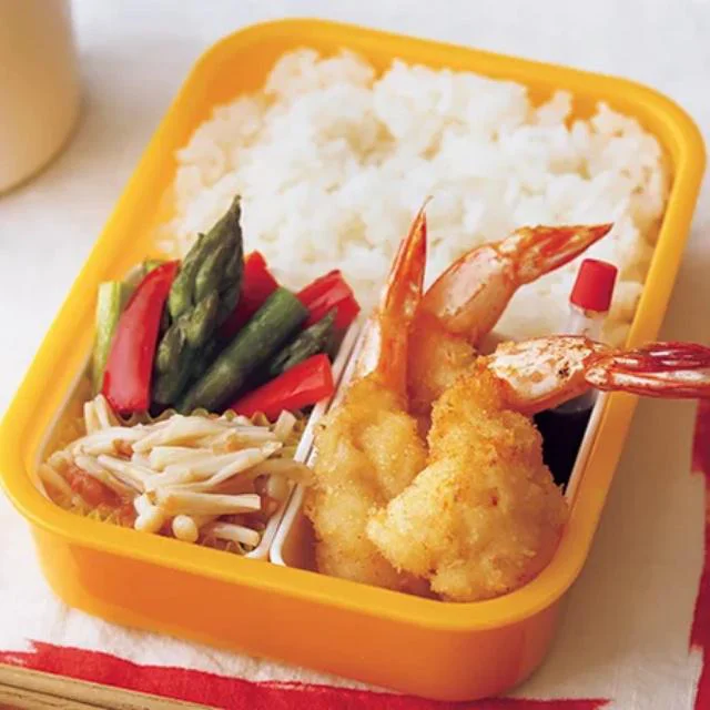 「サクサクえびフライ弁当」／お弁当のアイデア（18/30）