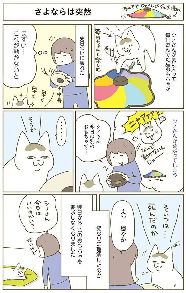 突然のお別れ