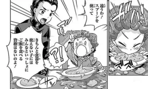 手づかみで食事する姿にあ然！このままではいけないとサリバン先生がとった行動は／ヘレン・ケラー  三重苦の奇跡の人（3）