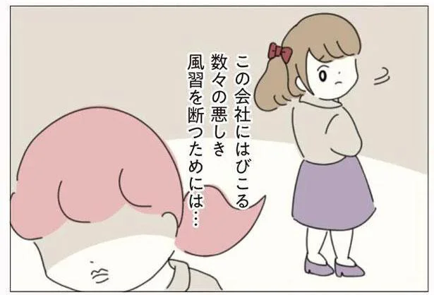 この会社にはびこる数々の悪しき風習を断つためには…