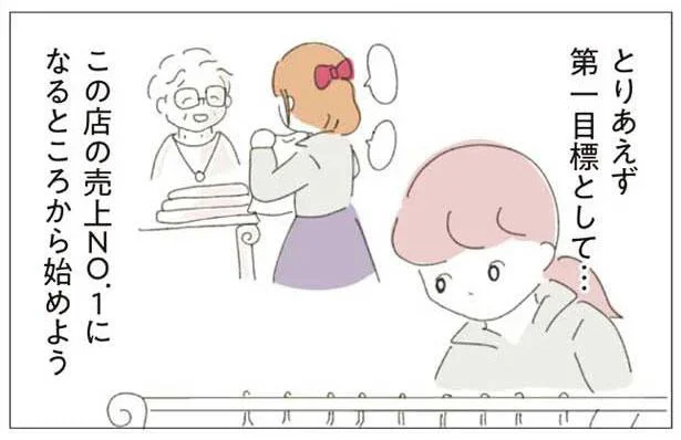 この店で売上No.1を目指す！先輩のいいところは盗ませていただきます！／女社会の歩き方（15）