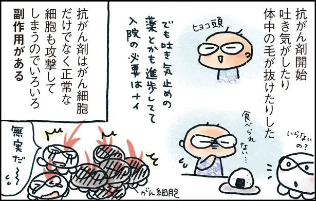 いろいろ副作用がある