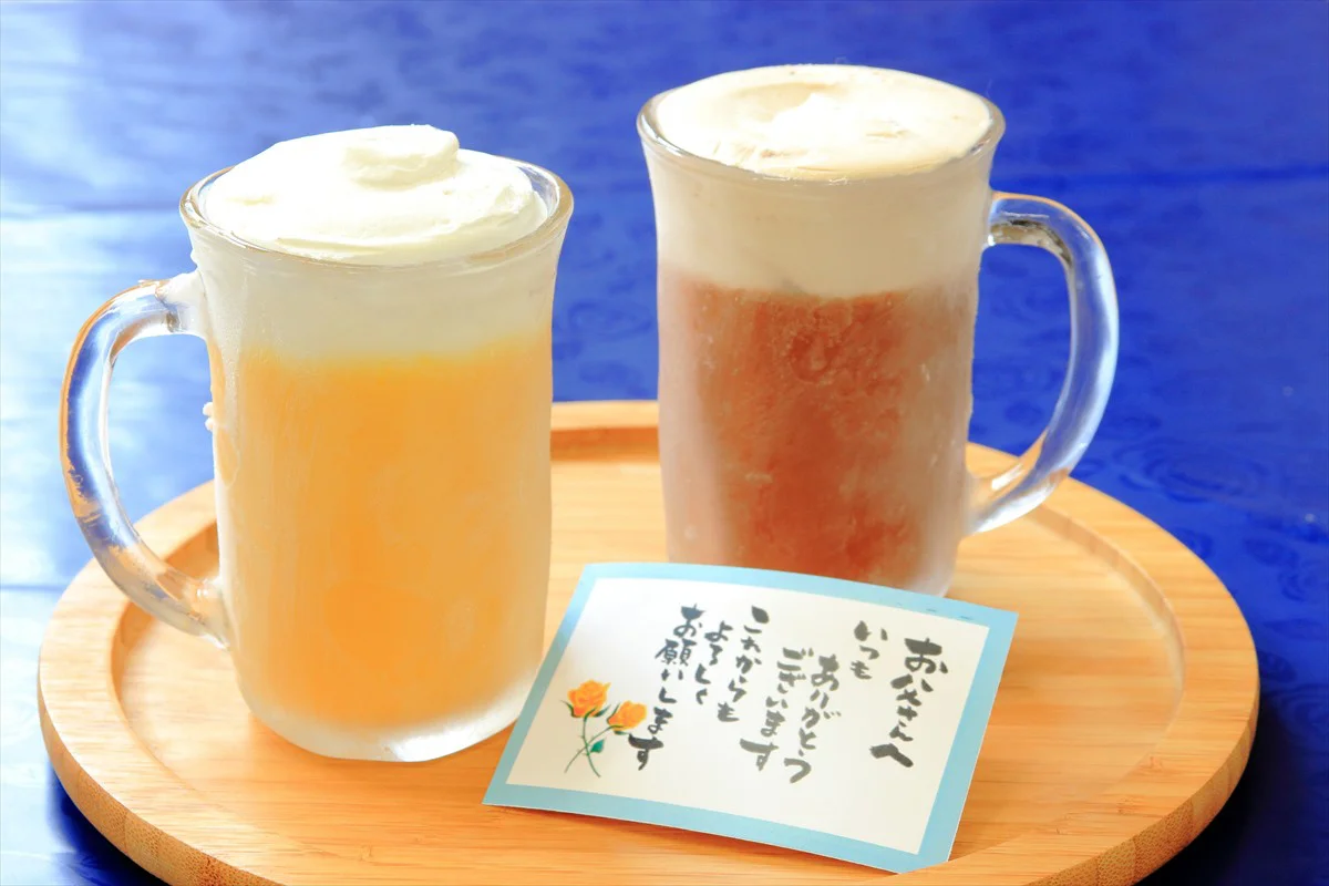 父の日はビールでドッキリ な なんとジョッキの中味はスイーツでした レタスクラブ