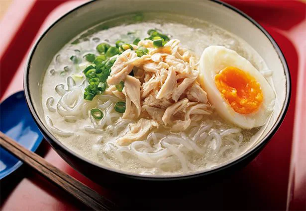 しらたきはしっかりゆでて「太らない!とりだしラーメン風」