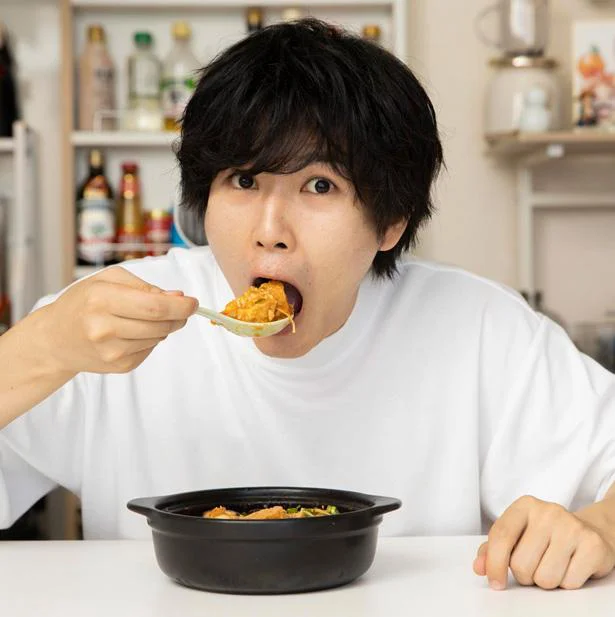 ワイルドな食べっぷりがフォロワーさんから人気!