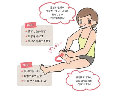足裏の力がつけば下半身全体がキュッと上がる！