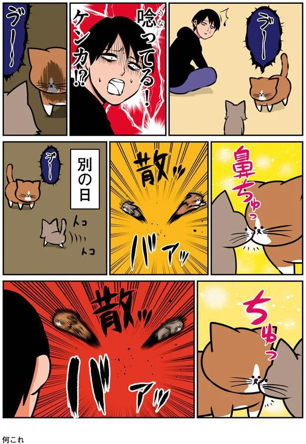 唸ってる！ケンカ！？