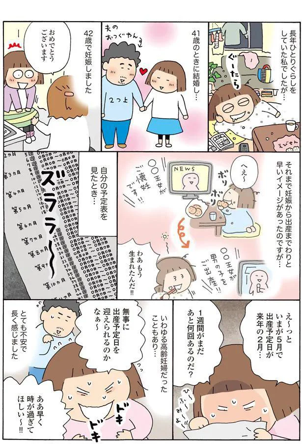 無事に出産予定日を迎えられるのかなぁ～