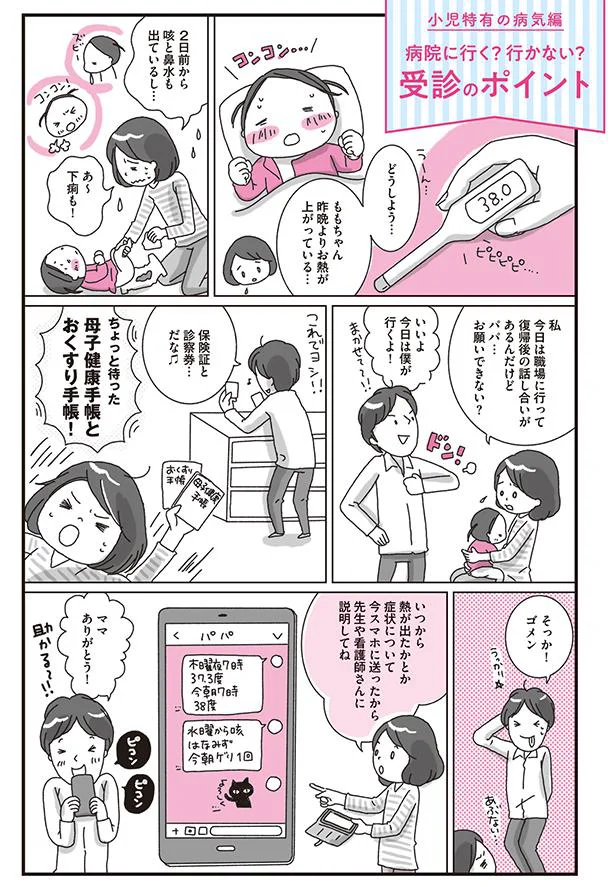 病院に行く？行かない？受診のポイント