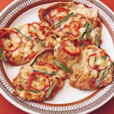 「豚の韓国風ピザ」／ピザのバリエーションレシピ（30/30）