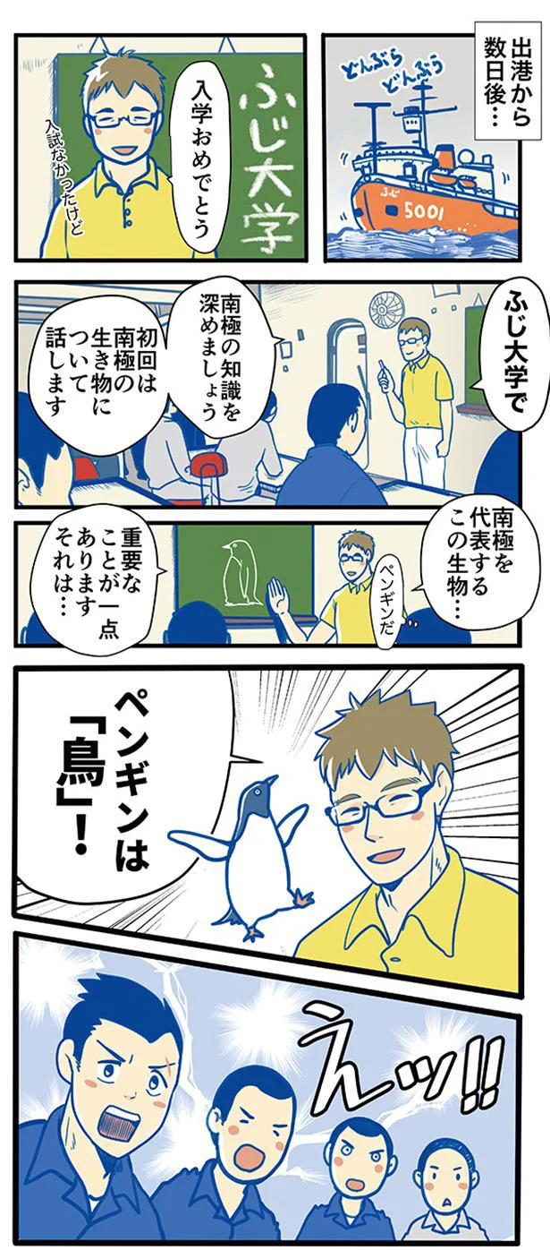 ペンギンは「鳥」！