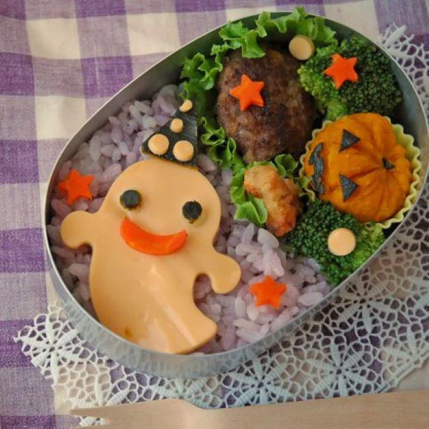 お弁当もハロウィンバージョンに