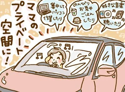 ママのプライベート空間に 