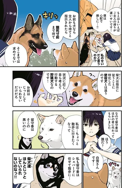 留守番はほかの者に代わってもらいました