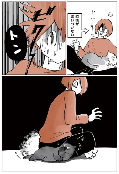 感情が追いつかない