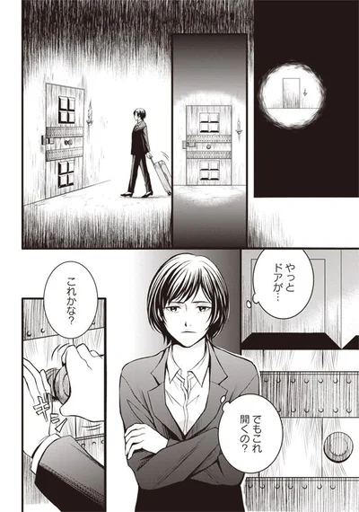 やっとドアが。でもこれ開くの？