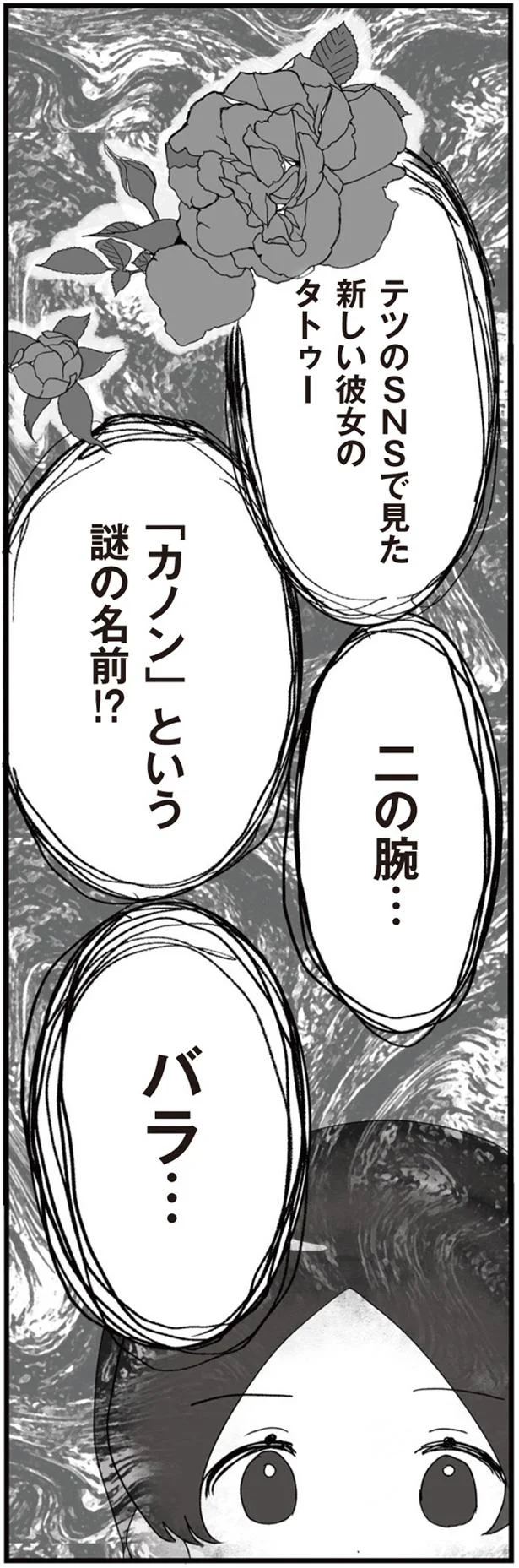 二の腕…バラ…