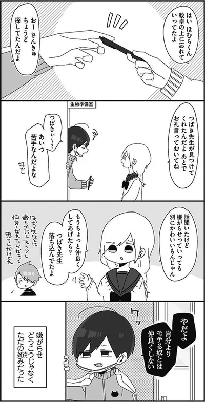 自分よりモテる奴とは仲良くしない
