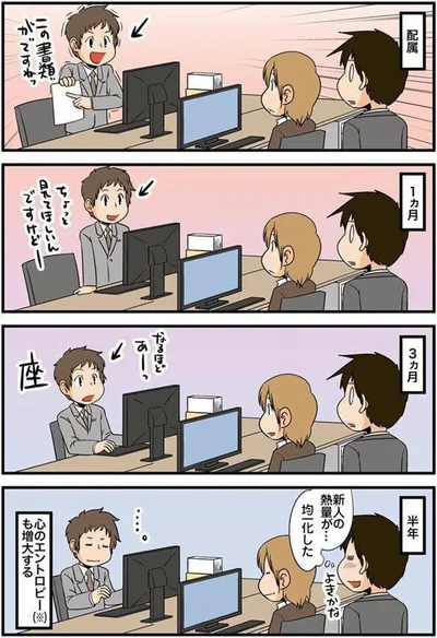 新人の熱量が…