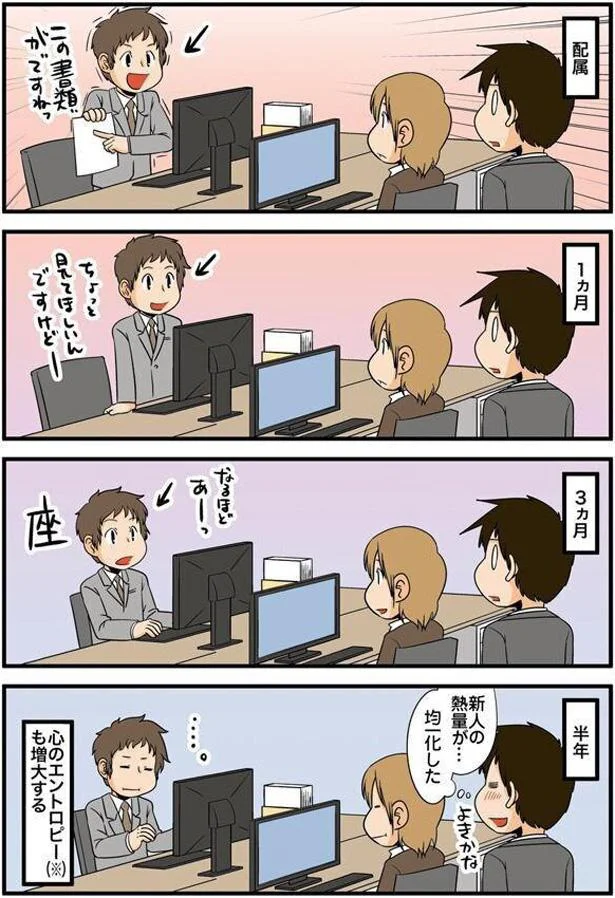 新人の熱量が…
