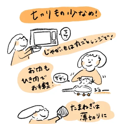 切り物少なめ
