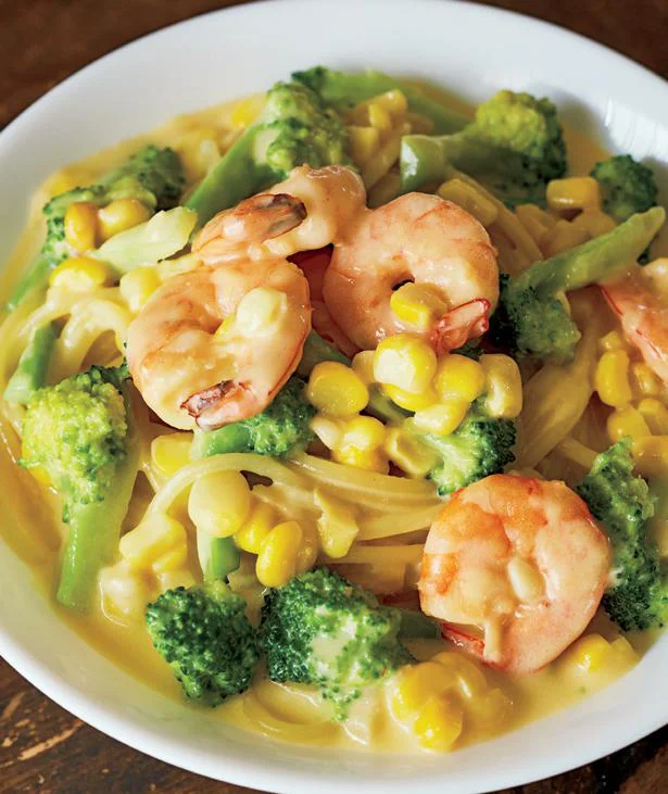 コーンスープの素がパスタソースに。すごい発明!